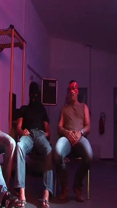 German Blonde MILF Enjoys First Gangbang