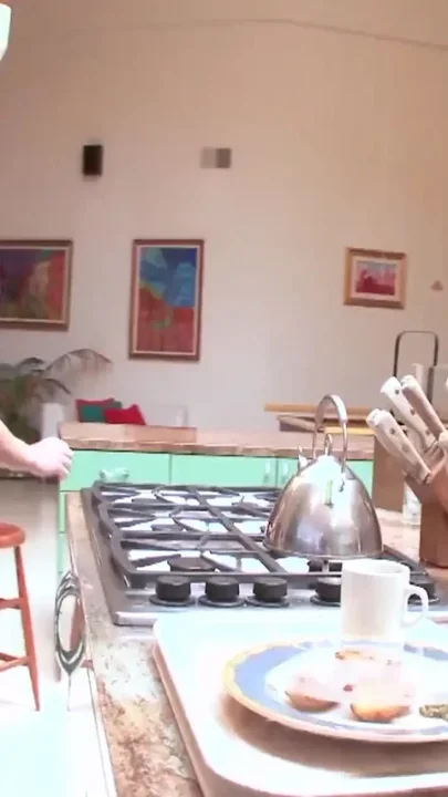 Lesbian love - the best way of use a kitchen