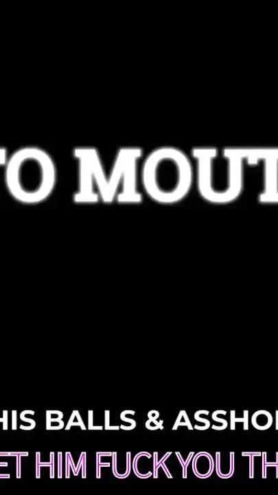 AUDIO ONLY - Become prepared and motivated to perform ass to mouth BJS