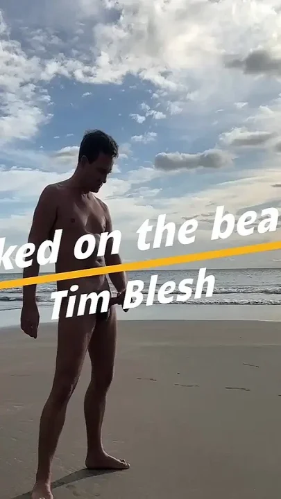 Tim Blesh Cumshot Outdoor on the Beach