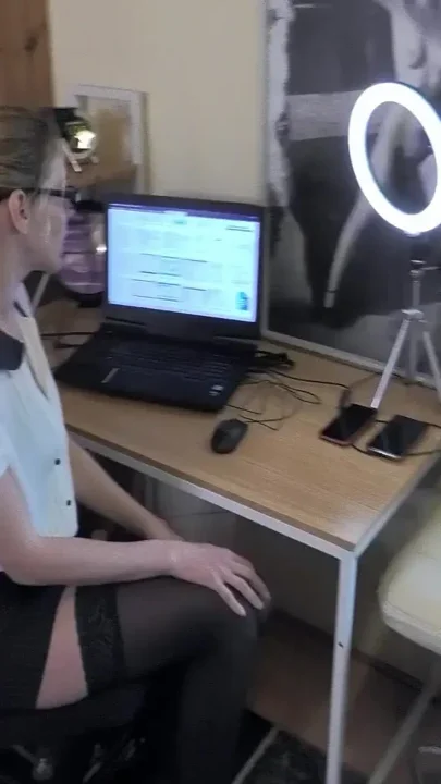 Blonde Office Slut with Glasses Gets Pumped Full of Cum for Goodbye