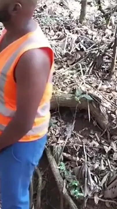 Worker Sucking in the Bush and Fucking His Coworker