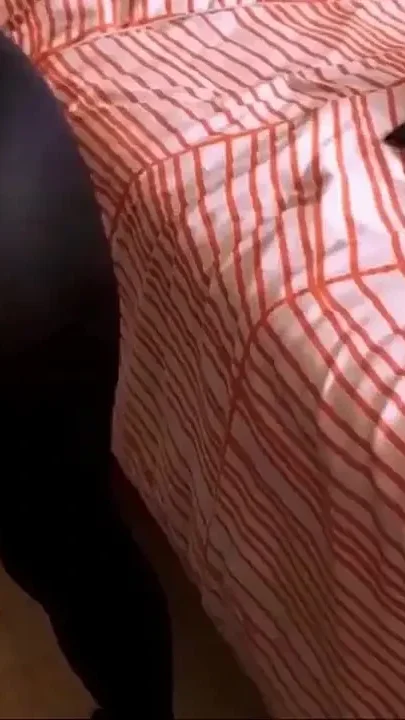 Amoul Solo 858 - White Slut Satin Thong and Corset Spandex Pants Heels Blowjob