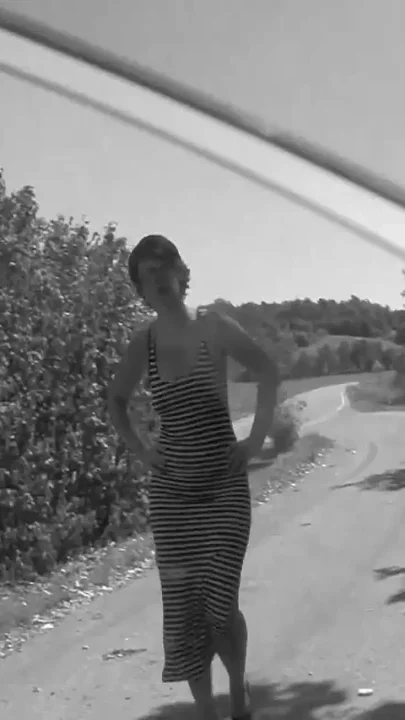 Sylvie's Double - at the Parking Lot and at the Window