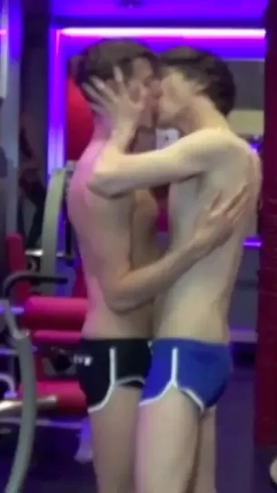 Two bisex discreet boys fuck at the sports club room