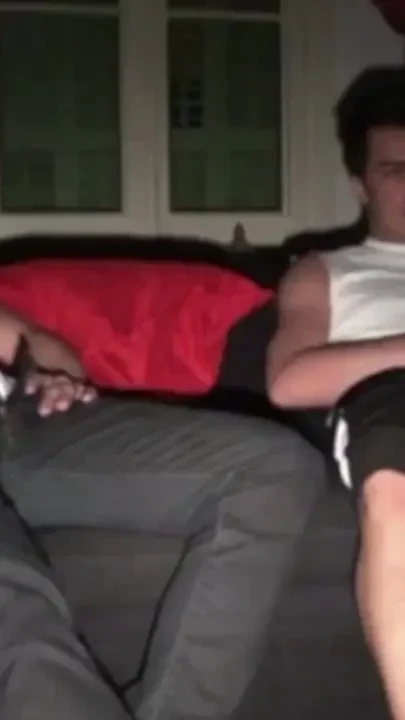 Slut fucked in gang bang by 2 straight boys curious