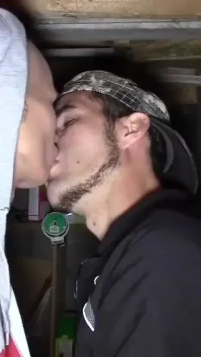 Two scally lads fuck un discret basement