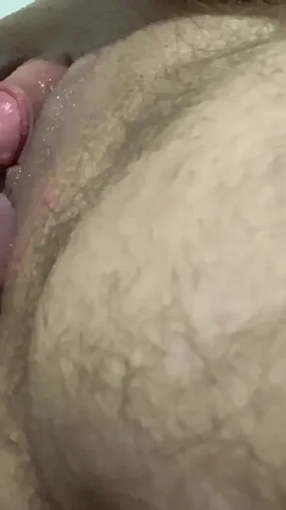 Trying to fuck my trans pussy with a huge thick dick Clip 3