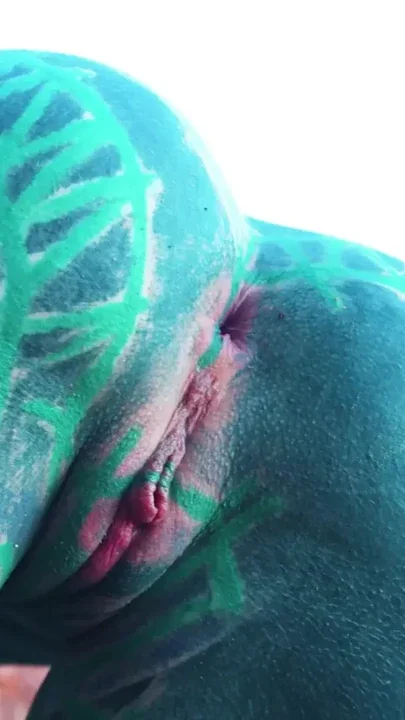 I Masturbating Outside Near My Anus with a Dildo Clip 2
