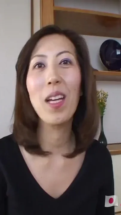 Slender Japanese cougar has a wet hole for cock