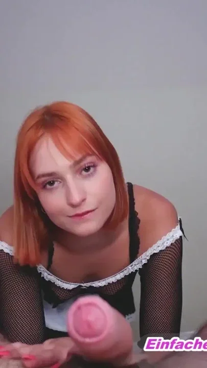 German 18 year old maid seduces guest in hotel POV Clip 1