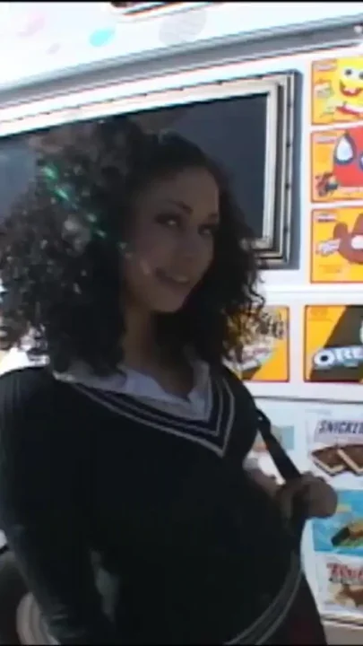 Horny teen gets picked up and fucked hard