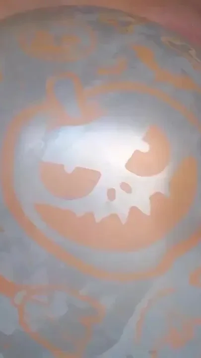 Tease and Pop Oxydized Halloween Balloon - Bunny Looner lowres