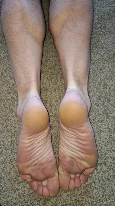 Kiss and fuck my soft soles until you cum
