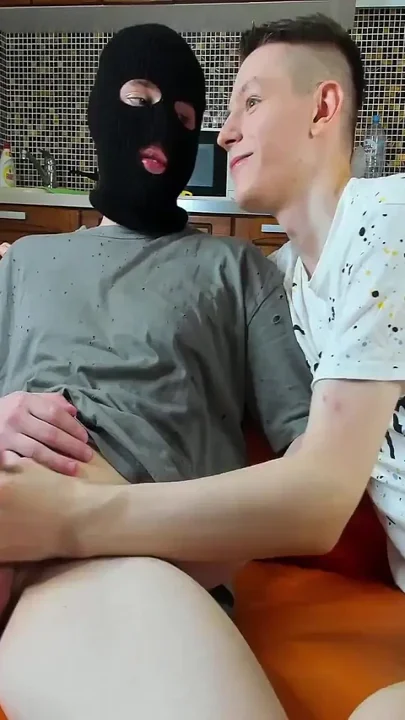 Very Aggressive Jerking off Makes Alex's Cock Hard