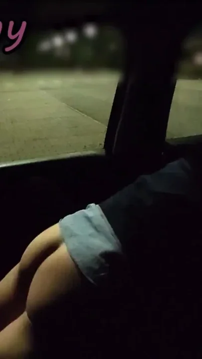 Risky Stepsister Teacher Public Night Sex with Loud Squirting and Voyeur Risk