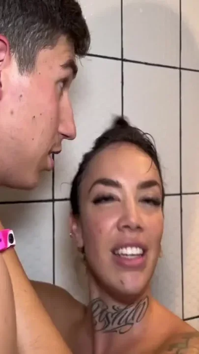 Double Penetration Fucking Hot MILF Latina Soca Numa in the Shower