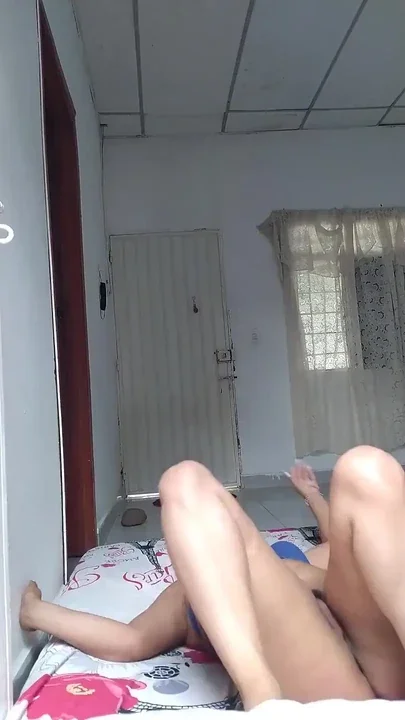 18 year old brunette big saggy tits from New York United States fucking her
