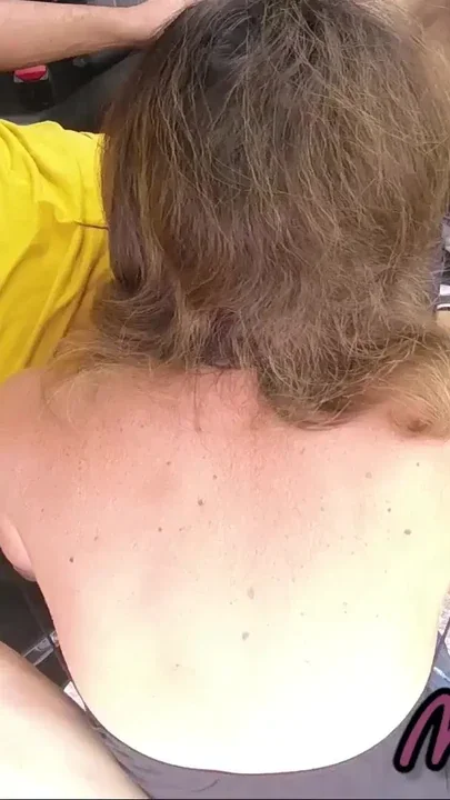 Dick Flash at SCHOOL Teacher sucks me and CUM IN MOUTH in the car MAX RISK Clip 2