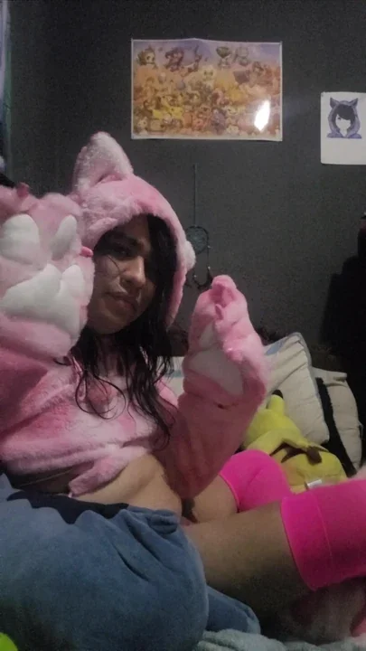 Femboy cat lingerie