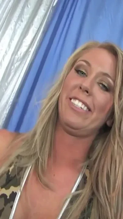 Blonde MILF Squirting Fountain From Intense Fingering Frenzy
