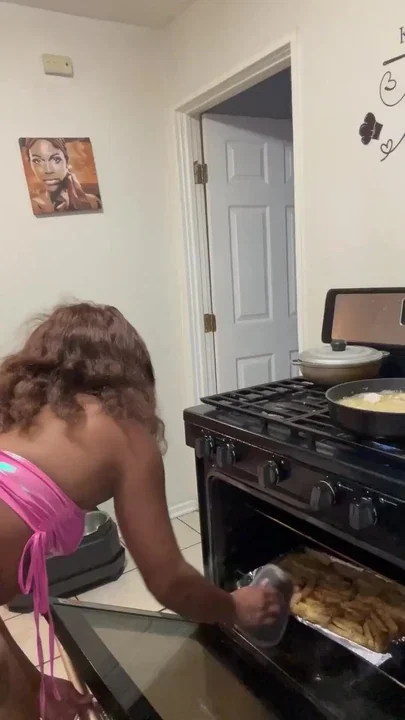 I love getting fuck and I love cooking food on YouTube and TikTok Clip 3