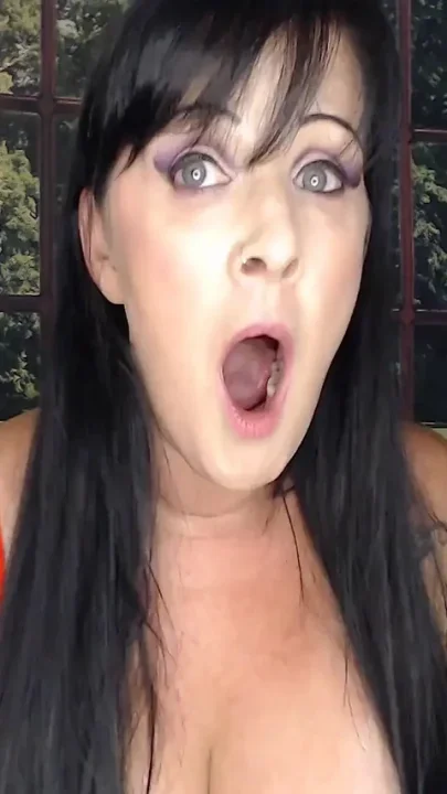 Stretching Yawning Lingerie MILF