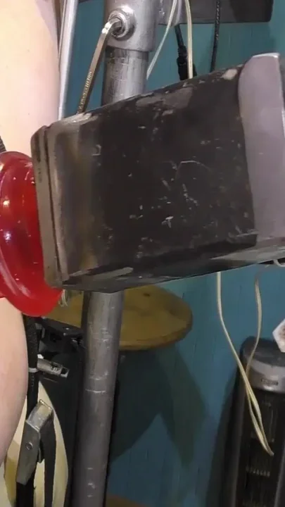 Far Spread Pussy Fucked by Machine 328 B