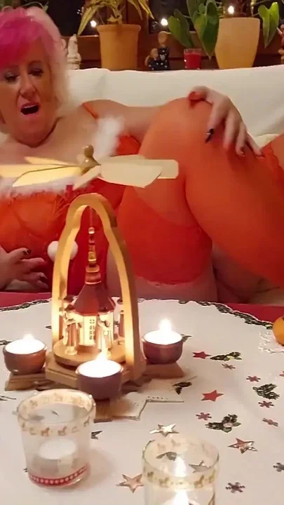 German Granny Is Ready for Her Presents Would You Like to Make Her Moan
