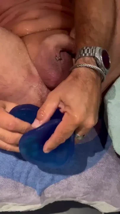 Big dildo in the ass