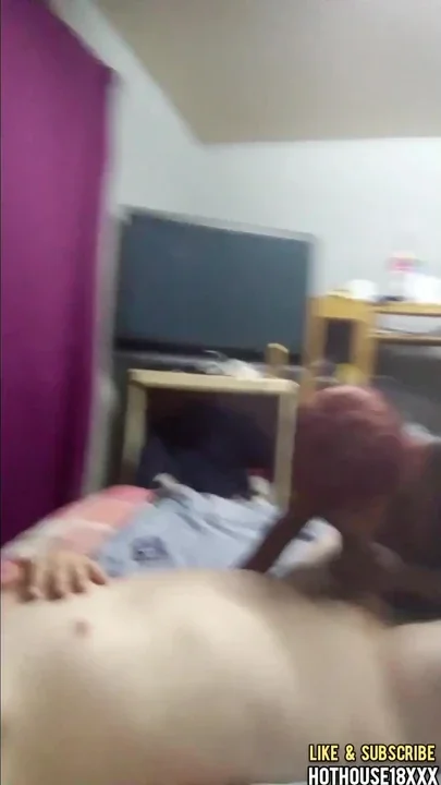 Filthy Hostel blowjob by black whore slut in black dress Clip 1