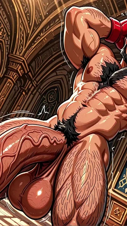 Horny Boxers Showing Athletic Bodies and Monster Cocks