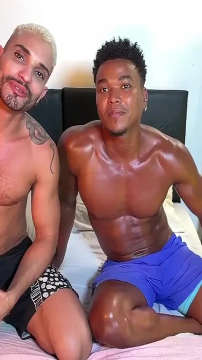 Black Muscle Stud Takes Big Raw Cock Hardcore Cum Anal