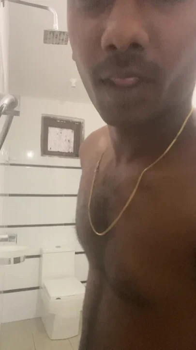 Sri Lankan Teen Boy Showered