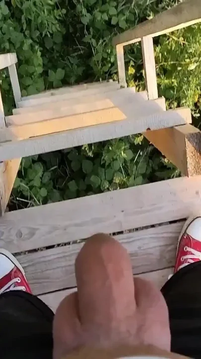 Marking My Territory with Piss - Pee on Stairs