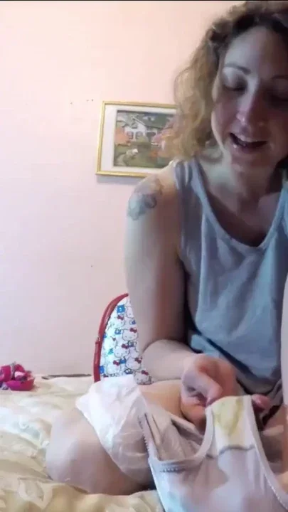 Toilet Pissing & Masturbating in Plastic Panty Clip 2