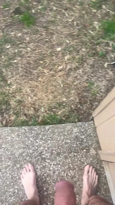 Back porch pissing