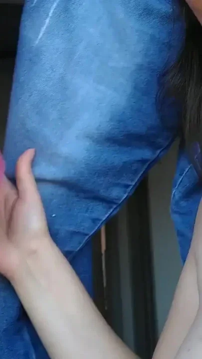 She is naked hanging the laundry out to dry Clip 3