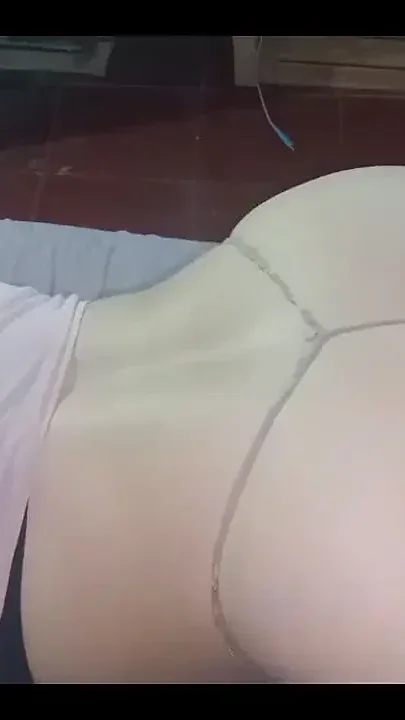 I Pull the Grey Thong to Her in Doggy Position with Her Pink Top