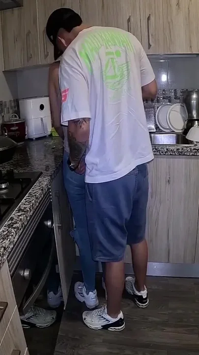 I Fuck My Friend's Boyfriend in the Kitchen Cum Feet