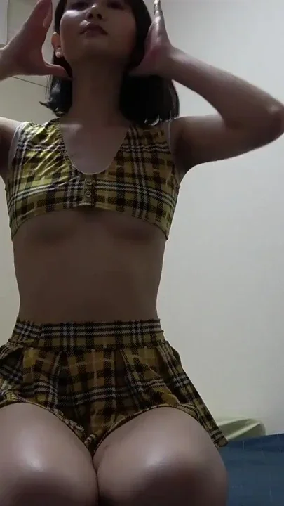 Shizuka - Nip Slip and Miniskirt Panties Clip 1