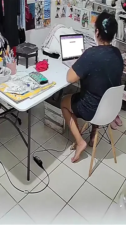 My Chubby Stepsister-in-law While She Does Her Homework