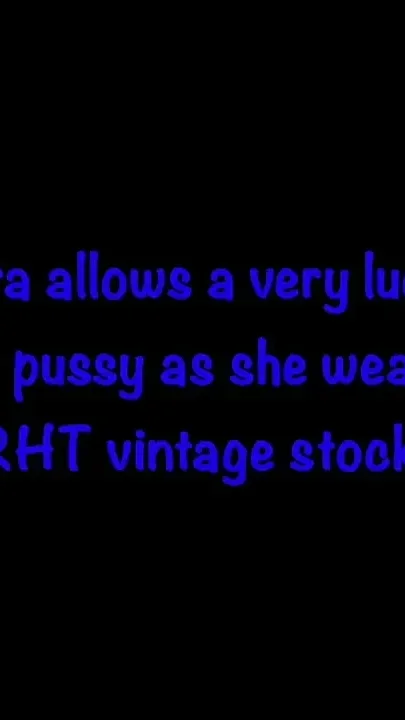 Vgq1 Aunty Sandra in White Girdle Rht Stockings and Sheer Dress