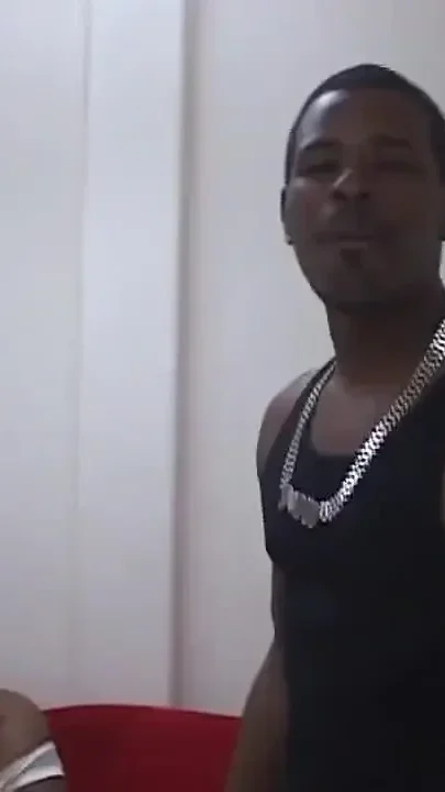 Giant black body fucking in dogging position