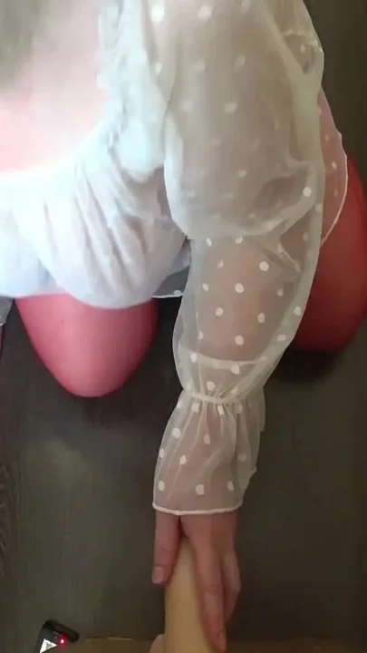 Mature Chubby Ass Shakes Doggystyle as Chubby MILF with Big Dildo Fucks Her Hairy Pussy