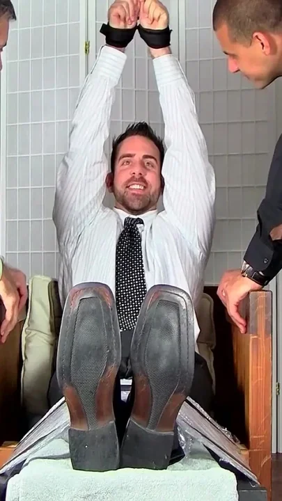 Xavier Gets Punished in the Tickling Chair