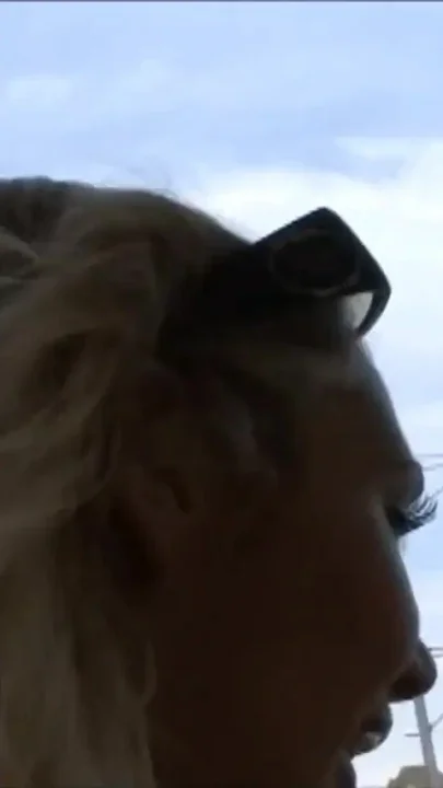 Blonde babes lick each others pussies then fuck with a long dildo