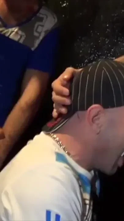 Fucked bareback by 2 friends Arabs and Latino