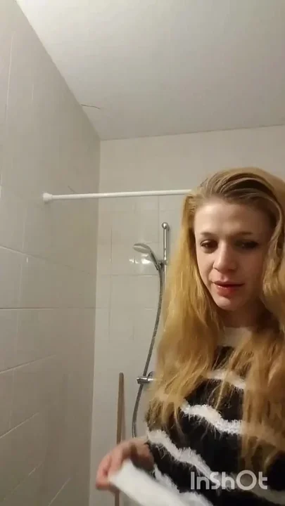Blonde in The Bathroom