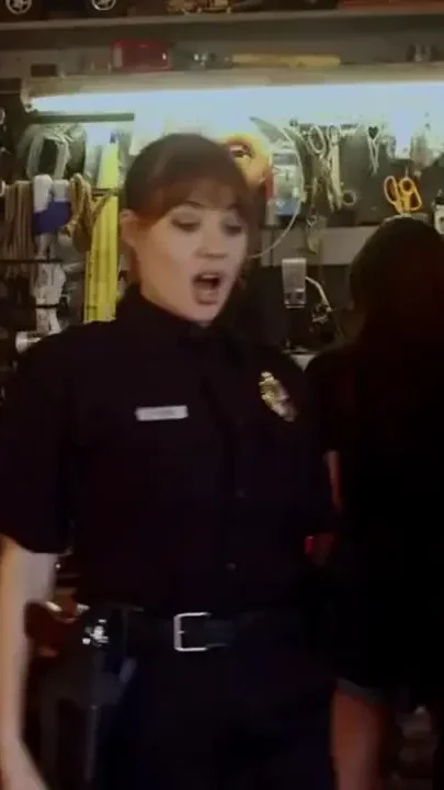 Two lesbians fucked by a policeman